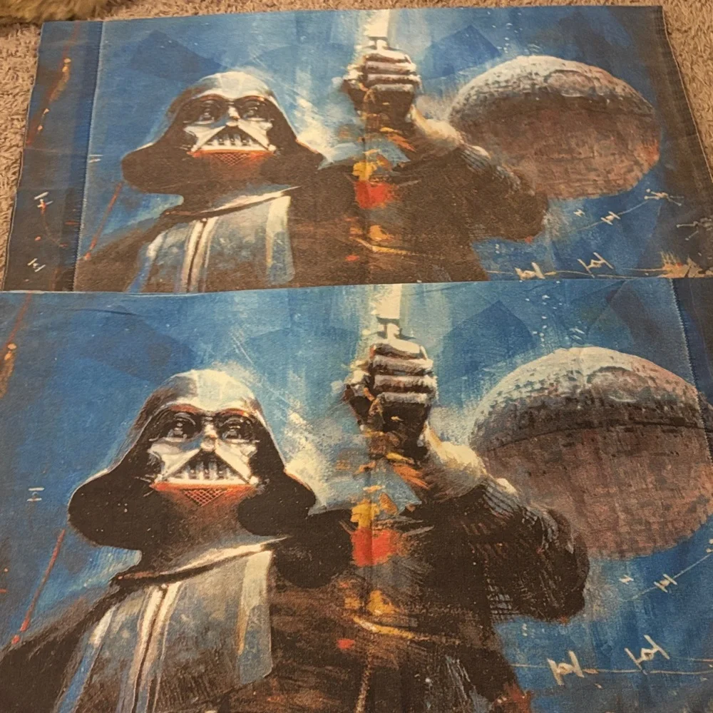 Set Vintage Darth Vader Pillow Cover